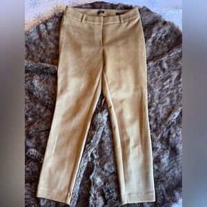 Faux Suede Julie Skinny Ankle Pant